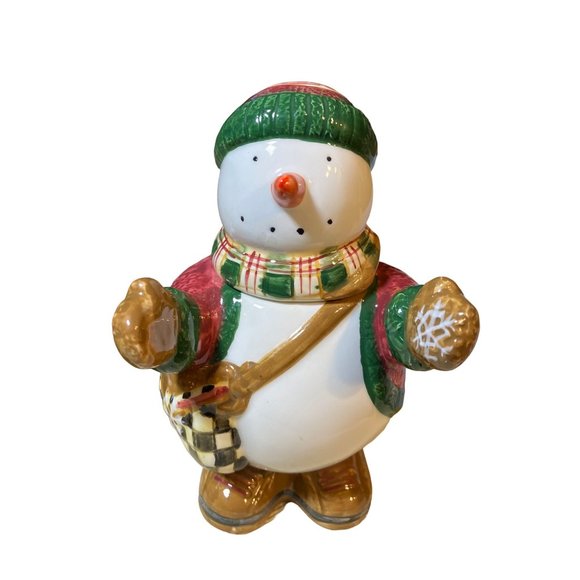 Debbie Mumm Sakura Snow Angel Village Sugar & Creamer 2000-2001 Christmas - Picture 2 of 13